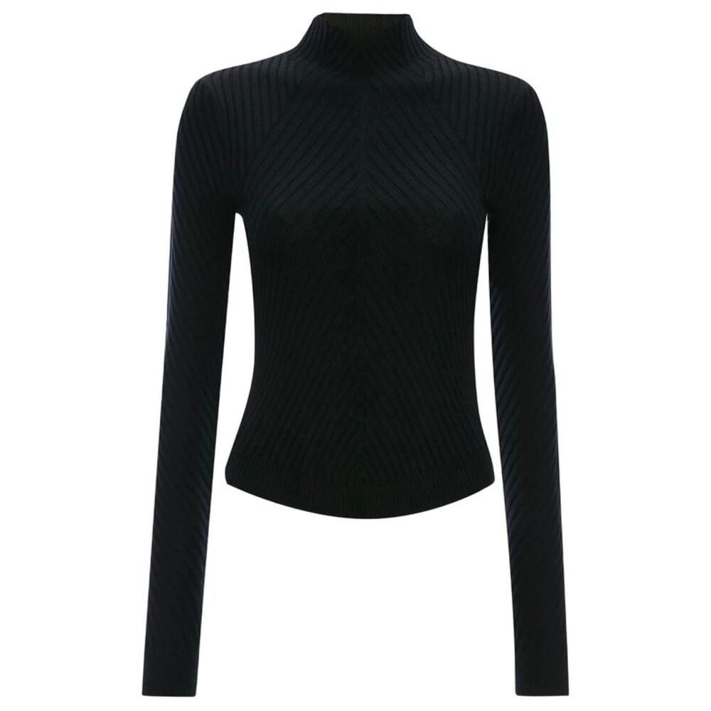 Victoria Beckham Women Ribbed Ls Polo